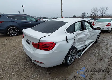 2019 BMW 440I Gran Coupe xDrive from USA, damaged, VIN WBA4J7C50KBM76509